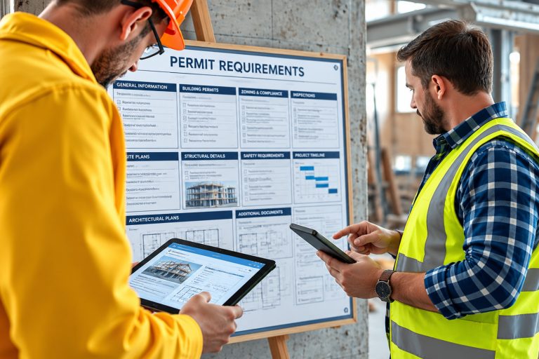 Digital permit tracking and inspection logs for active jobs