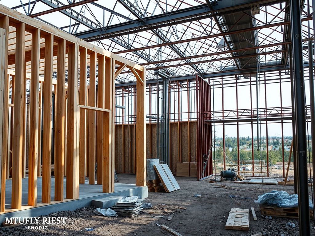 Wood framing vs steel framing for low-rise buildings